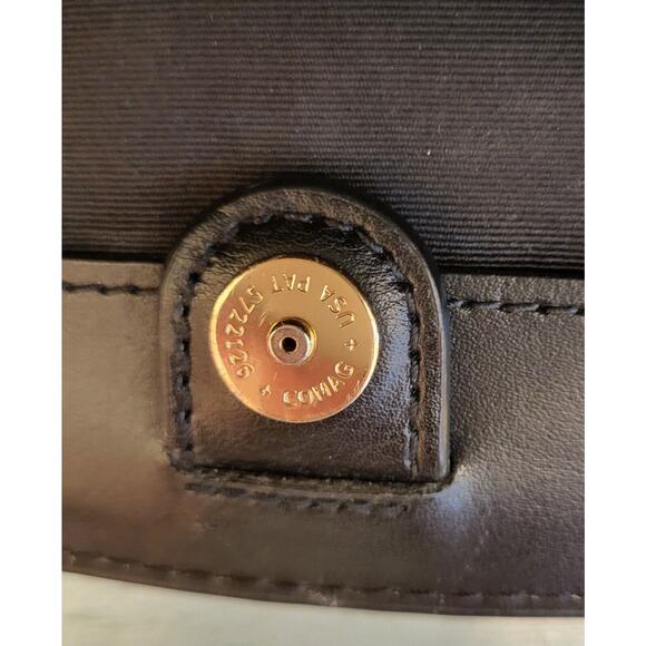 COACH Monogram Signature Brown and Black Bag Purse Satchel L1822-F39747 Women - Picture 16 of 16